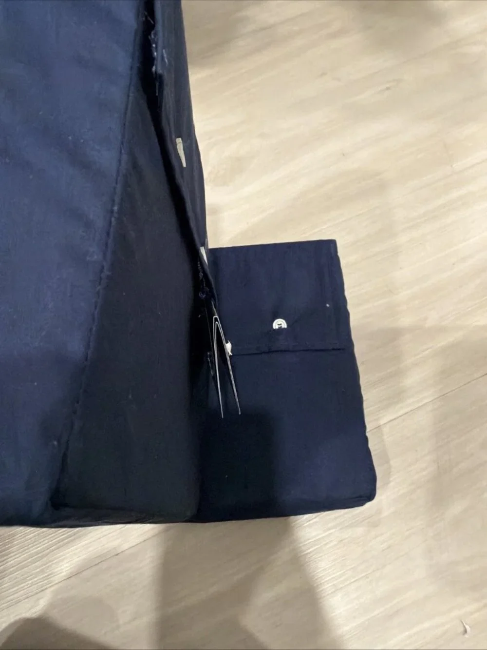 Ralph Lauren Polo Navy Blue Twin Fitted Sheet Percale Cotton New